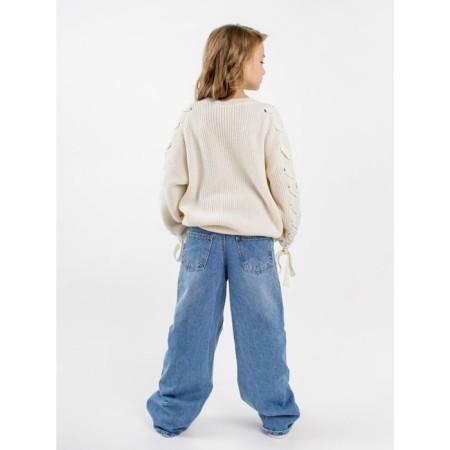 Свитер для девочки Amarobaby Knit Wear, рост 152 см, цвет белый-13