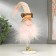 Polystone souvenir "Angel-girl in the pink down jacket" MIX 32x5.5x7 cm