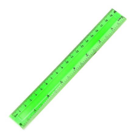 Ruler 20 cm, plastic, mix-1