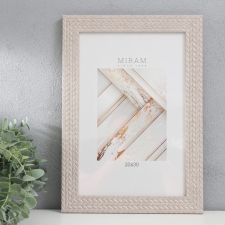 Photo frame Plastic "Mira" 20x30 cm, 651740-8, (plastic screen)