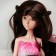 Hair for dolls "wavy with a tail" size is small, color 4a