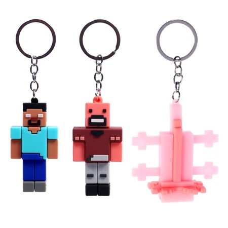 Toy - Funny Box Surprise "My World": children's keychain, stickers-1