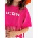 T -shirt for girls, height 146 cm, fuchsia color