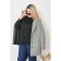 Female jacket, size 66, gray color