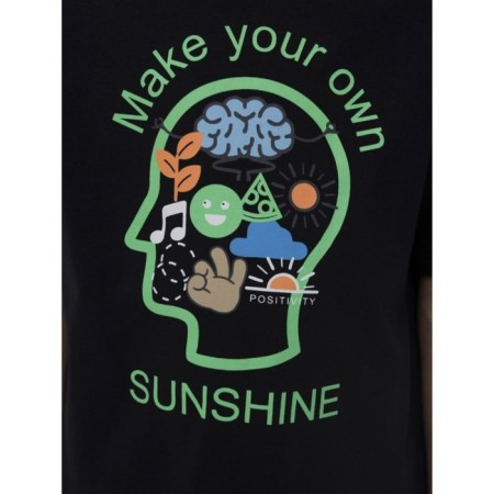 T -shirt for boys, height 86 cm, black color-1