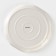 Plate porcelain dining shares "Milky Way", D = 25 cm, white color in plain