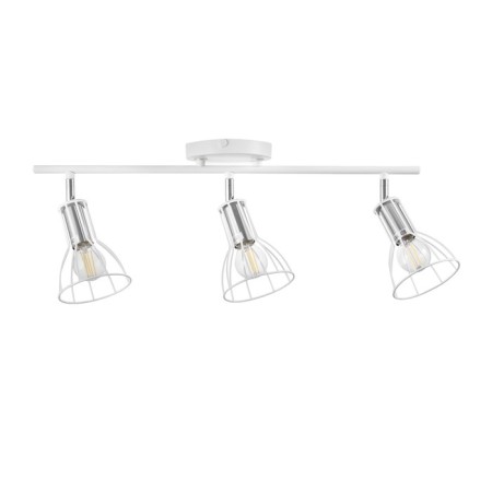 Lamp "Boston" 3x60W E14 white/chrome-3