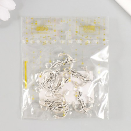 Decor metal for creativity "Anchor" 2.8x1.8 cm-3