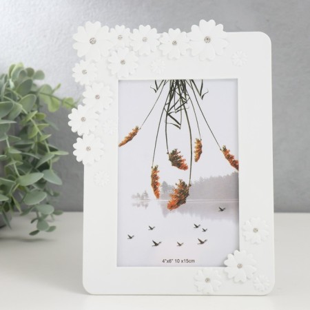 Photo frame 10x15 cm "forget -me -nots" white 20x15 cm