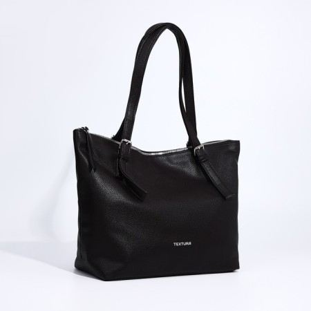 Female bag Textura, chover, large size, brown color-2