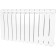 Aluminum radiator Stout Bravo, 500 x 80 mm, 12 sections, lower right connection