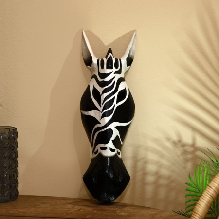 Mask "Zebra" Albezia 55 cm