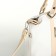 Women's bag 127, 30*10*23, 1 lightning departure, n/pocket, belt long, white+cream
