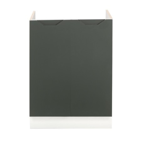 Floor cabinet 600 for Helga washing, 600x500x824, white/olive Soft MDF-2