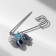 Pin-shack from the evil eye "For happiness", 5 cm