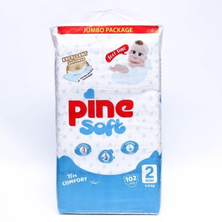 Disasters Pine Soft 2 Mini (3 - 6 KG), 102 pcs