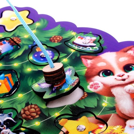 Magnetic fishing "New Year's fishing with a cat"-3