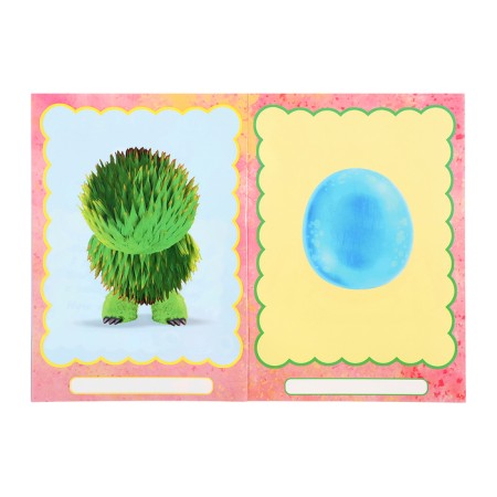 A book with stickers. Create your monster. Capcan cracan-1