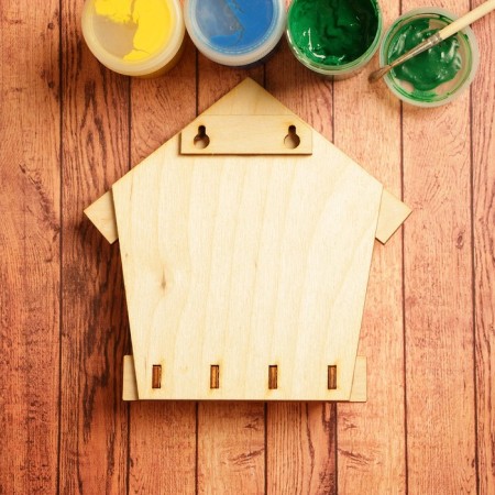 Harvesting for creativity "Key house", for 4 hooks-2