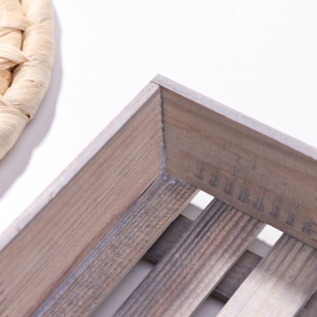 Packing box, with a lid, 20x20x4 cm, spruce-3