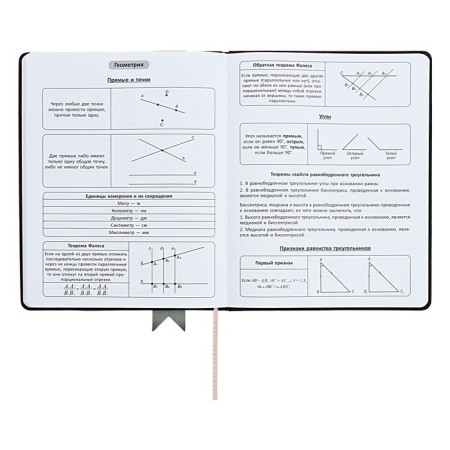 Universal diary for grades 1-11 Lenta, solid cover of artificial leather, applique, silkography, liesse, 48 sheets, black-8
