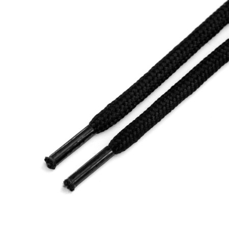 Berts for berets "Siberian trace" round, black, D - 4 mm., Dl. 220 cm-1