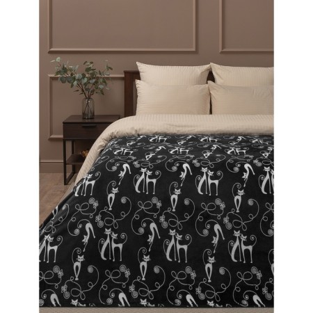 Texrepublic blanket, size 150x200 cm, white color-1