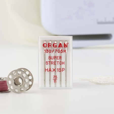 Needles for household sewing machines, for super-glass, No. 75, 5 pcs-4