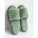 Women's slippers open nose, size 36-38, emerald color