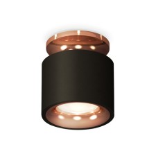 Lumber of the overhead Ambrella Light, XS7511141, MR16 GU5.3 LED 10 watts, color black sand, gold pink