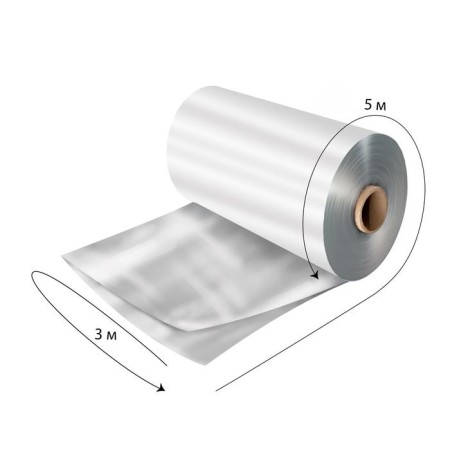 Polyethylene film, for the pond, thickness 350 μm, 3 × 5 m, half -smoking (1.5 m × 2), blue-6