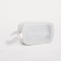 Cosmetic bag with lightning, white color