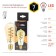 Filament era “pear”, 7 watts, E27, 910 lm, 2400k, glow warm white