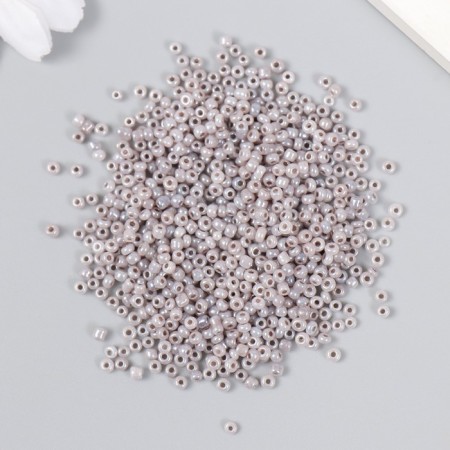 Glass glass 12/0 "Color middle. Gray" 30 g-1