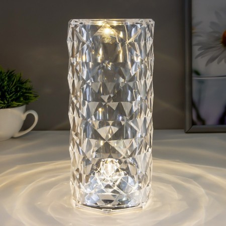 Table lamp "Crystal Castle" LED 1W 4000K USB sensory 9x9x21.5 cm Risalux-2