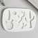 Mold Silicon "Cacti" 5 items 1x8x11.2 cm