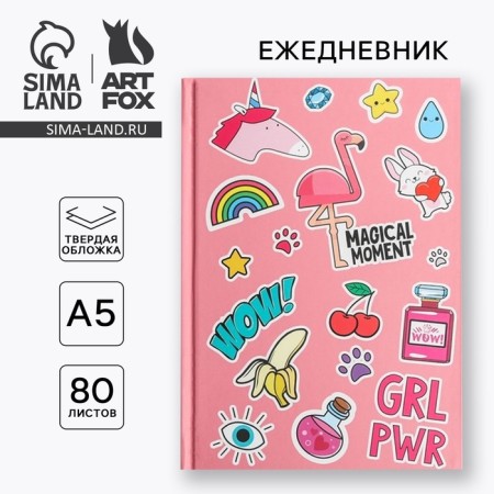 Diary A5 80 l.7BC GRL RWR