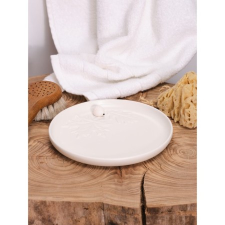 Tray Shelest, 20x20x2 cm, white color