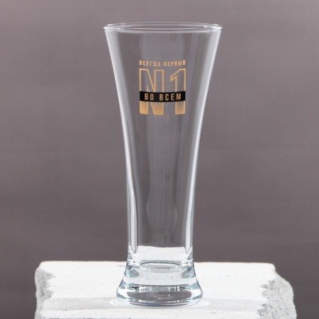 Beer glass “Always the first, No. 1”, 320 ml-1
