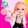 Fashionable hinge doll "Mira" with an accessory