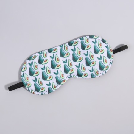 Avocado sleep mask, 19.5 × 8.5 cm, elastic band is single, MIX drawing-3