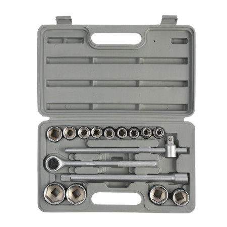A set of tools in the case of the tundra, automobile, 1/2 ", 17 items