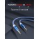 Audio Smartbuy A35, Jack 3.5 mm (M) -Jack 3.5 mm (M), in a braid, 1 m, blue