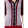 Female jumper, size 42, black color, burgundy