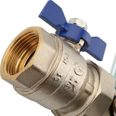 Distributive collector Stout SMB 0473 000003, 3 exits, with consumables, brass-2