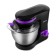 Mixer KitFort KT-3044-1, planetary, 1000 watts, 4 l, 6 speeds, black-violet