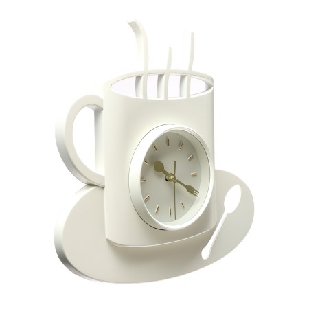 Watching interior, for the kitchen "Cup", smooth move, 29 × 30 cm, d-10.5 cm, white-1