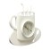 Watching interior, for the kitchen "Cup", smooth move, 29 × 30 cm, d-10.5 cm, white
