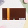 Money envelope "Universal" chocolate tiles, congruen, glitter, 16.8 x 8 cm