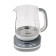 Electric kettle Tefal BJ551B10, glass, 1.5 l, 1430 W, adjustment t °, white